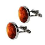 Planet Mars Cufflinks Men's Space Astronomy