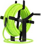 Flexzilla Manual Open Face Air Hose Reel, 3/8" X 100', Heavy Duty, Lightweight, Hybrid, ZillaGreen-L8560FZ