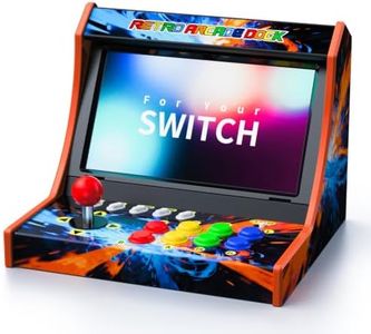 APTGAME Switch Arcade Stick for Nintendo Switch/OLED/Switch 2,Retro Arcade Machines for Home and Arcade Gaming Cabinet Stand for Street Fighter-Screenshot Version - No Voice(Screen Not Included)