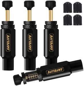 SAFELIFE Automatic Tire Deflator, 10-30 PSI/0.7-2 BAR Adjustable Tire Deflator Kit, Air Down Tire Deflators Offroad Accessories for Jeep, Car, Truck, Motorcycle, and ATV Tires (Set of 4)
