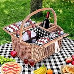 Alfresco 4 Person Picnic Basket Bas