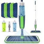 Wet Mops with 5X Washable Pads Spra
