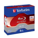 Verbatim BD-RE 25GB 2X Surface - 5pk Jewel Case