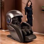 GLOBAL RELAX® | KRONOS 5D Massage Chair | Black | Pressotherapy I Aromatherapy I Light Therapy I Thermotherapy | Bluetooh I 3D Sound | Zero Gravity I Zero Space