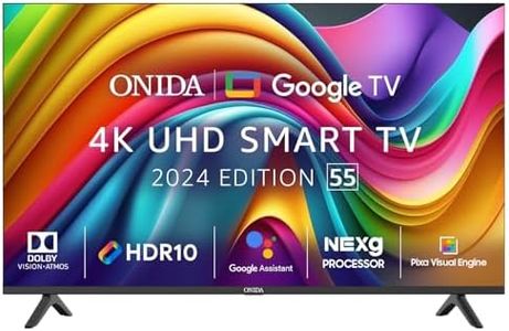 ONIDA 139 cm (55 inch) Nexg Series 4K Ultra HD LED Smart Google TV 55UIG (Black)