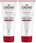 Cremo Original Concentrated Shaving Cream for Men, Men's Skin Care Shave Cream, Fights Razor Burn, 177 ml (Pack of 2)