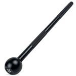 Leeway (4kg) MaceBell Mugdar Meel Indian Clubbell for Functional Training & Strength | Cast Iron Macebell | Gada Style Traditional Fitness Tool, Shoulder Mobility, Grip Strength (Black, 4kg Mugdar)