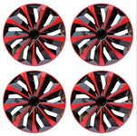 Hubcap Wheel Cover Replacement R16 Hub Caps Universal Wheel Rim Cover ABS Material Exterior Accessories for Car Truck SUV -Set of 4