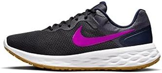 Nike Mens Revolution 6 Nn |Sports Shoes-Men Sneaker, ANTHRACITE/VIVID PURPLE-BLACKENED BLUE, 9 UK (10 US)