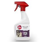 Hoover Pet Spot and Stain Remover, Pet Formula for Carpet and Upholstery, 22 fl oz Formula, White, AH31681