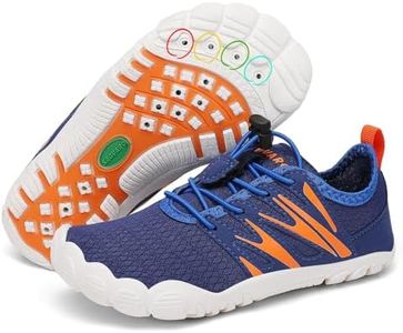 SAGUARO Kids Water Shoes Quick Dry Five Toe Barefoot Shoes Swim Shoes for Boys Girls Lightweight Beach Pool Aqua Socks for Swimming Surfing Camping