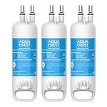 AQUA CREST W10295370A Refrigerator Water Filter, Replacement for Whirlpool Water Filter 1, EDR1RXD1, W10295370A, P4RFWB, P8RFWB2L, Kenmore 46-9930, Kenmore 46-9081, 3 Pack