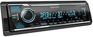 Kenwood KMM-BT508DAB - USB Car Radio with DAB+ & Bluetooth Hands-Free Kit (Amazon Alexa, Sound Processor, USB, AUX, 2 x Pre-Out 2.5 V, 4 x 50 Watt, VAR. lighting, including DAB+ antenna)