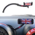 FIEMACH Mini Cooper Mobile Phone Holder, Foldable Invisible 360 ° Rotation Car Phone GPS Holder for Mini Cooper R55 R56 R57 R60 R61 (Mini R)