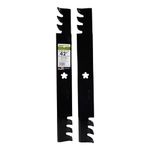 Maxpower 561713X Commercial Mulching 2-Blade Set For 42" Poulan/Husqvarna/Craftsman Replaces 138498, 138971, 138971x431, 532138971, PP24003