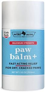 Wild Acre Maximum Strength Paw Balm for Dogs - Winter Paw Protector for Ice, Snow, and Salt - Dog Paw Balm in Easy Stick Application, 2.65oz Value Size