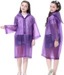 RUISHYY Kids Rain Poncho (2 Pack), 