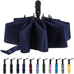 NOOFORMER Travel Inverted Automatic Umbrella – Reverse Windproof Golf Compact Lightweight Car Umbrellas for Men & Women