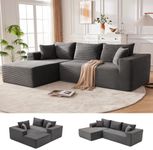 MANGODAN 110” Cloud Sectional Couch