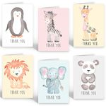 Ruby Ashley Thank You Cards Pack - Thank You Cards Multipack for Teachers, Wedding, Xmas, Business, Kids - Made in the UK, 100% Recyclable