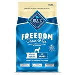 Blue Buffalo Freedom Grain Free Natural Adult Dry Dog Food, Chicken 10.8kg - 24 lb, kibble