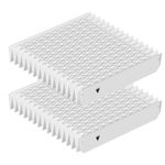 Skymechy BAYFTFREXM2 21 x 27 x 5 Expandable Air Media Filter, MERV 13, 2 Pack, Compatible with American Standard and Trane, Plastic, Furnace