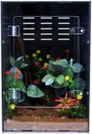 maiyuolg Reptile Tank Reptile Enclosure 18"x12"x12" Reptile Terrarium Lizard Tank Jumping Spider Enclosure – Acrylic Habitat with Ventilation for Spiders, Snakes & Lizards