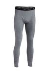 ColdPruf Merino Wool Blend Base Layer, Thermal Long-Sleeve, Men Heather Grey