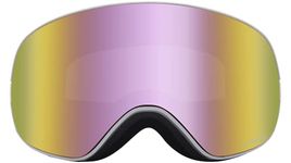 Dragon Alliance X2S Whiteout Snow Goggles for Men/Women, Pink Ion