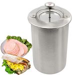 Ham Maker, Stainless Steel Meat Press Sandwich Maker with Thermometer, Homemade Healthy Deli Sausage Ham, Dishwasher Safe Include Cooking Bag