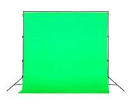 Sonia Photography Stand Kit (9ft x 9ft) Background Support System Kit Portable Foldable with 8 X 12 Green Screen Croma Backdrop and Carry Bag Combo Kit