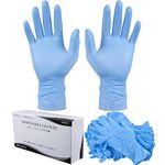 1000 count Blue Nitrile Powder Free Disposable Gloves (Large)