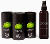 Caboki VALUE PACK 2 (3 x 30 gram plus one Volume Control Mist), 270-Day Supply, Medium Brown