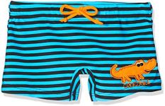 Beco Aqua-Boys'Swimming Crocodile Multi-Coloured Marine/Blau/Orange Size:18-24 Months