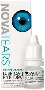 NovaTears Eye Drops - Lubricating Dry Eye Drops. Preservative Free Eye Drops For Dry Eye. Non Irritating. Non Blurring. No Stinging