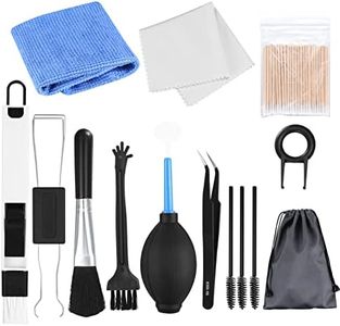 14 en 1 Kit de Limpieza de Teclado, Kit de Cepillo de Limpieza para Computadora, Eliminación de Polvo PC, con Extractor de Teclas, Cepillo de Limpieza de Teclado Kit de Limpieza