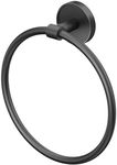 Gatco 5552MX Sky Towel Ring, Matte Black