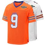 Micjersey Eway Waterboy Football Jersey, Stitched #9 Bobby Boucher 50th Anniversary Movie Football Jerseys S-XXXL, Orange, 3X-Large