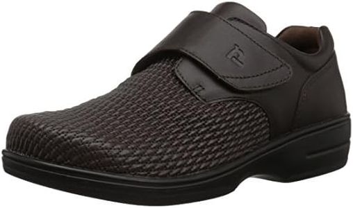 Propet Womens Olivia Slip On Flats Casual - Black, Bronco Brown, 8 Wide