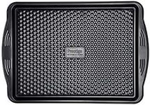 Prestige, Aerolift, Large Roasting Tray Non Stick, Cushion Base, Fridge Freezer and Dishwasher Safe, Carbon Steel, Internal Dimensions 37 x 28 x 2 cm, 11 x 15 Inch