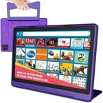 NOBKLEN Kids Tablet 10 Inch with Android 13, 8GB+128GB Storage, 8-core Processor, 1920 * 1200 IPS Display, 8000mAH Fast-Charging Battery, GPS, 5+13M Dual Camera, Parental Controls and Kid-Proof Case