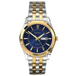 Sekonda Men's Quartz Watch with Blue Dial Analogue Display and Silver Stainless Steel Bracelet 1032.27