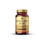 Solgar® Gentle Iron (Iron Bisglycinate) 20 mg Vegetable Capsules - Pack of 90,packaging may vary