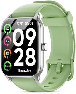 Smart Watch for Women Men, Smartwatch 1.8'' Alexa Built-in Fitness Tracker IP68 Waterproof Watch for Women Compatible for Android & iOS with Bluetooth Calls, IP68 Heart Rate/Sleep/SpO2 Monitor, 110+