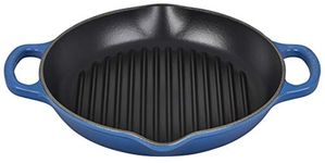 Le Creuset Enameled Cast Iron Signature Deep Round Grill, 9.75", Marseille