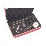 Starrett 196B5 Universal Dial Indicator, Back Plunger, White Dial, 0-50-0 Reading, 0-0.2" Range, 0.001" Graduation
