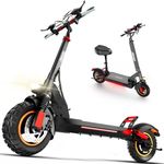AONIU M4 Electric Scooter for Adults with seat 40-45 km/h Fast Speed Heavy Duty 150 kg 50 km Long Range Foldable e Scooter 10 inch Off Road Tires Mobility Folding e Scooters for Girls Men Teens.