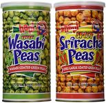 Hapi Hot Wasabi Peas + Spicy Sriracha Peas Combo Pack