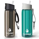 SurviMate Purified Water Bottle for