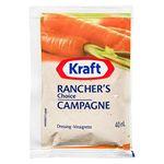 Sachets de Vinaigrette Campagne Kraft, 40 ml (Paquet de 100)